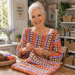 Taylor Dress Crochet Pattern - Granny Stitch PDF, XS-3XL